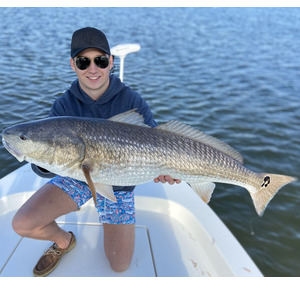 Despite windy weather associated with Hurricane Dorian, the redfish bite  continues to be good