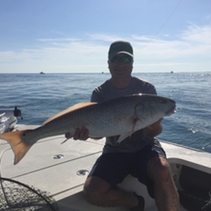 Jason with his first oversized red!