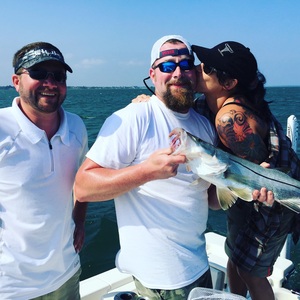 Getting some snook action around the Sebastian inlet