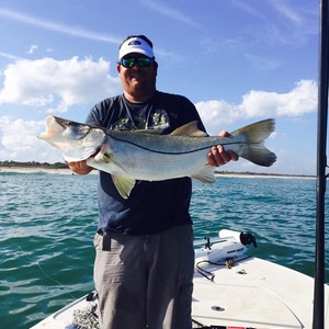 Snook fishing in the Sebastian Inlet.